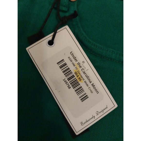 NWT Plus Judy Blue Tummy Control Green High Rise Wide Leg Cropped Jeans sz 22W - Picture 12 of 15